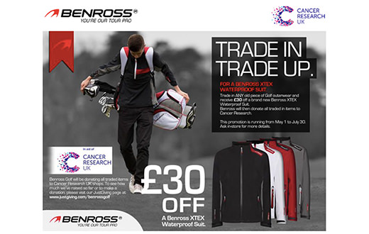 Benross and Cancer Research team up for trade-in promo