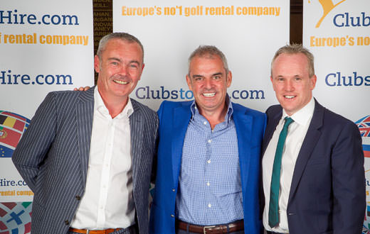 Paul McGinley extends his investment in ClubstoHire.com