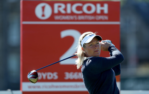 Women's British Open: Pettersen moves into contention