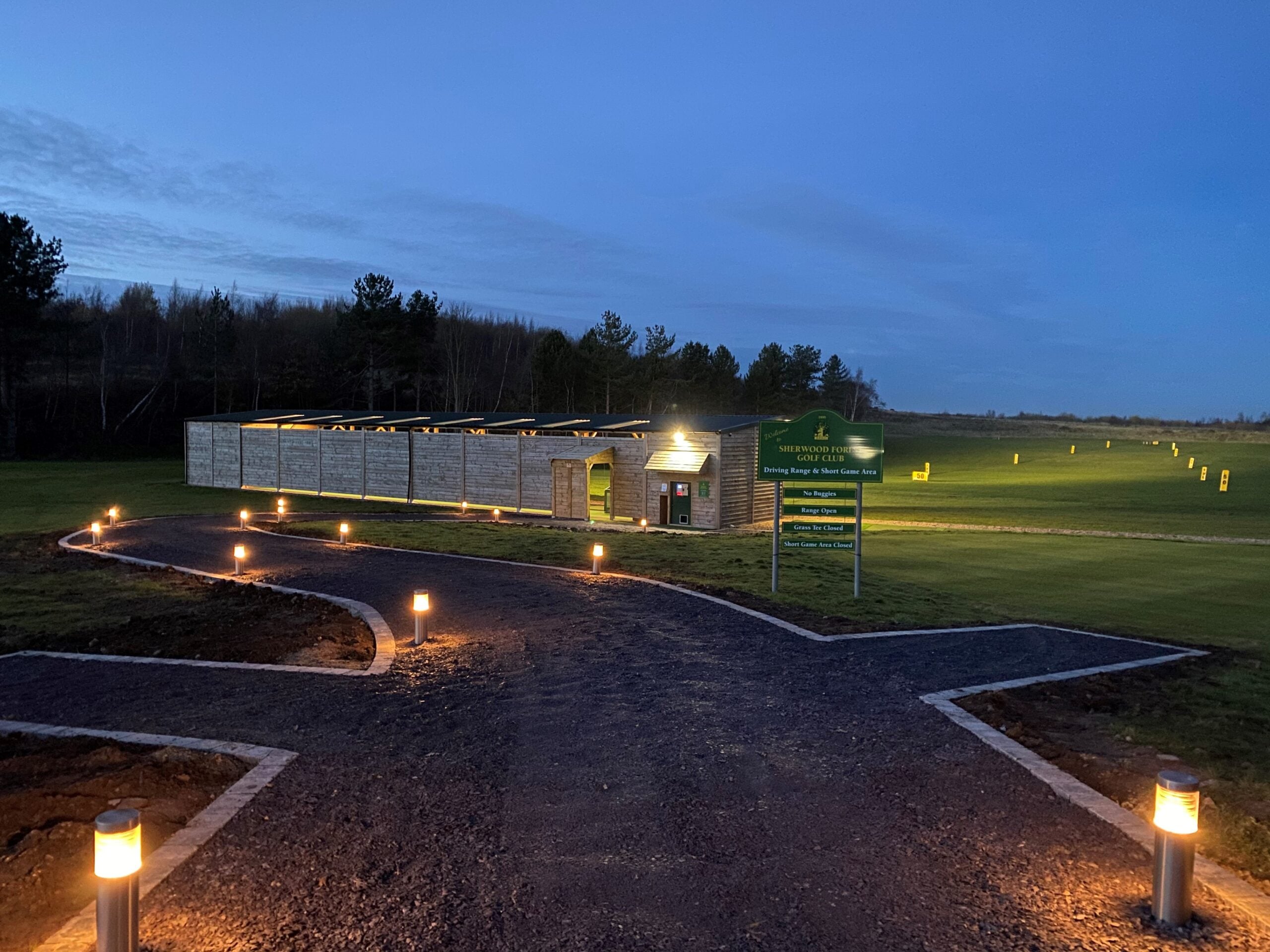 sherwood forest golf club driving range