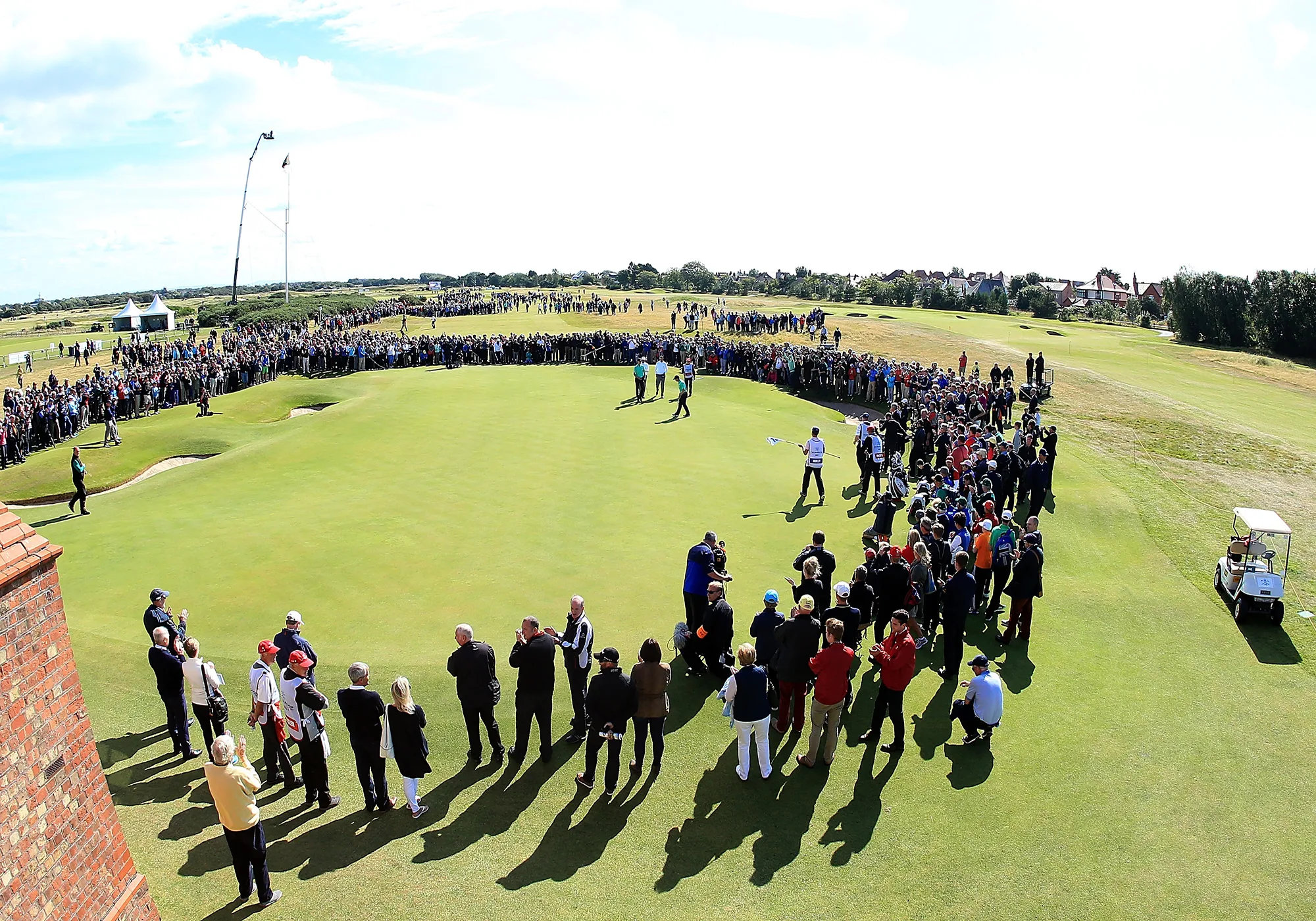 It's a huge golf tournament – but not as we know it