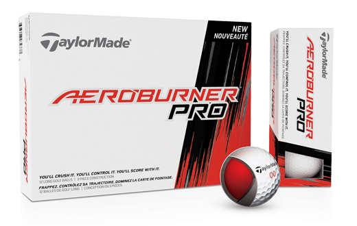 New AeroBurner Pro ball from TaylorMade