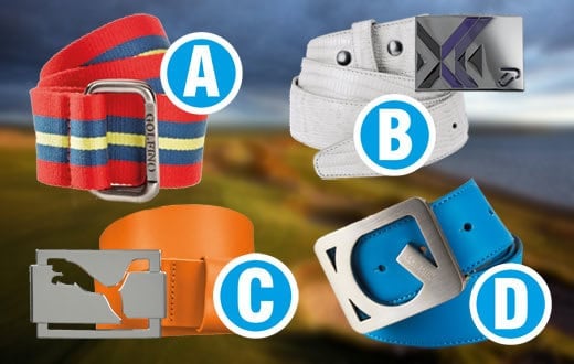 Fashion showcase: The latest golf belts