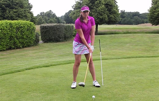 Golf video tips: Correct your weight shift with this simple trick