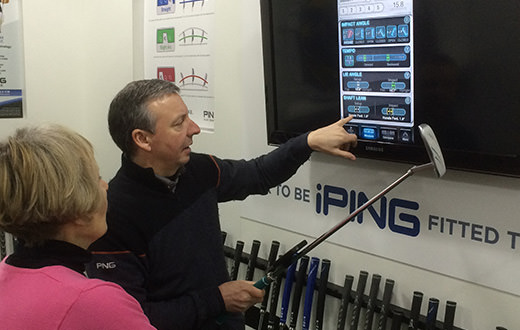 Behind the scenes of our Lady Golfer Ping fitting