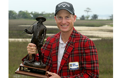 Jim Furyk ends trophy drought at RBC Heritage
