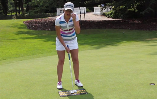 Golf video tips: Ensure you have the correct setup before you putt