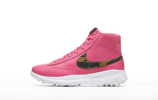 Michelle Wie wears signature Nike Blazer shoe at Evian