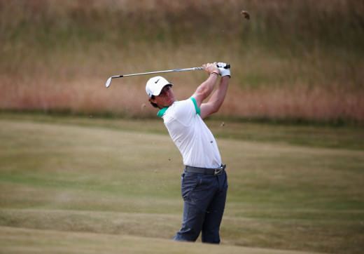 Open Golf: McIlroy and Rose struggle on day one
