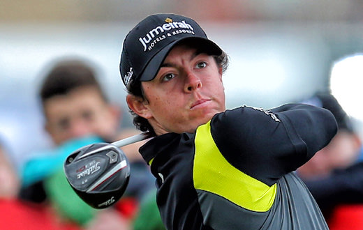 Rory McIlroy and his new Titleist driver