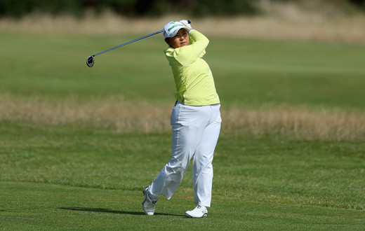 Women's British Open: Saiki flying after double eagle