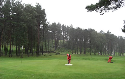 Norwegian poop fiend defiling course