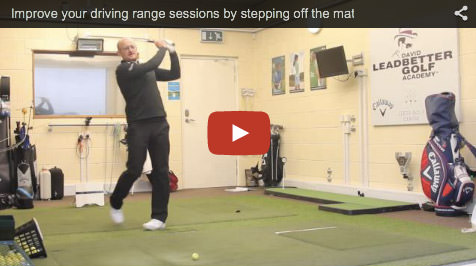 Improve your pre-shot routine by stepping off the mat