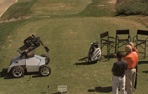 Video: Robots testing the new TaylorMade RSi Irons