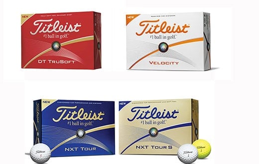 Equipment: Titleist unveil four new performance balls