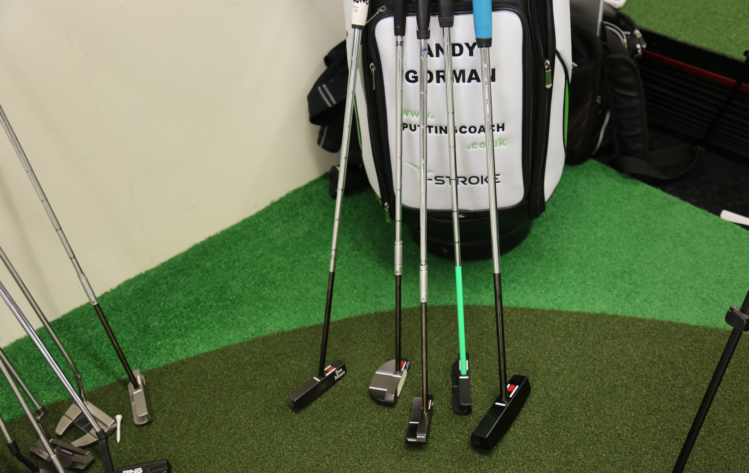 SeeMore putters fitting with Andy Gorman
