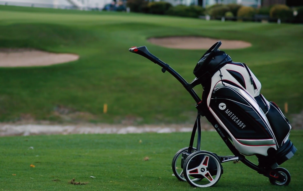 Electric golf trolley