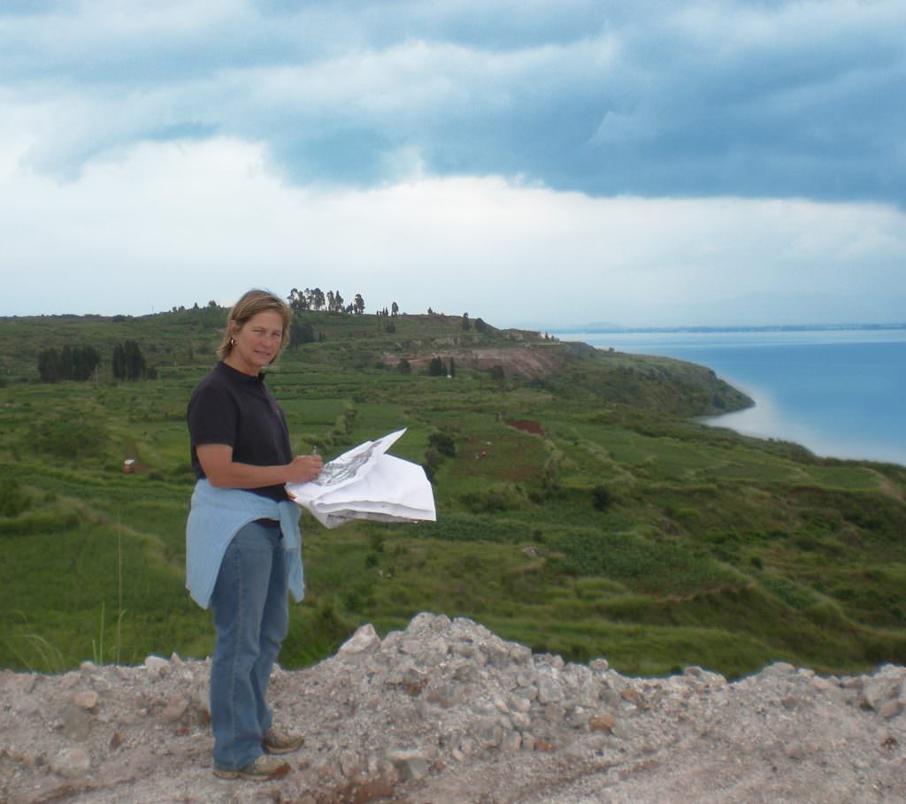 Cynthia Dye on site at West Cliffs