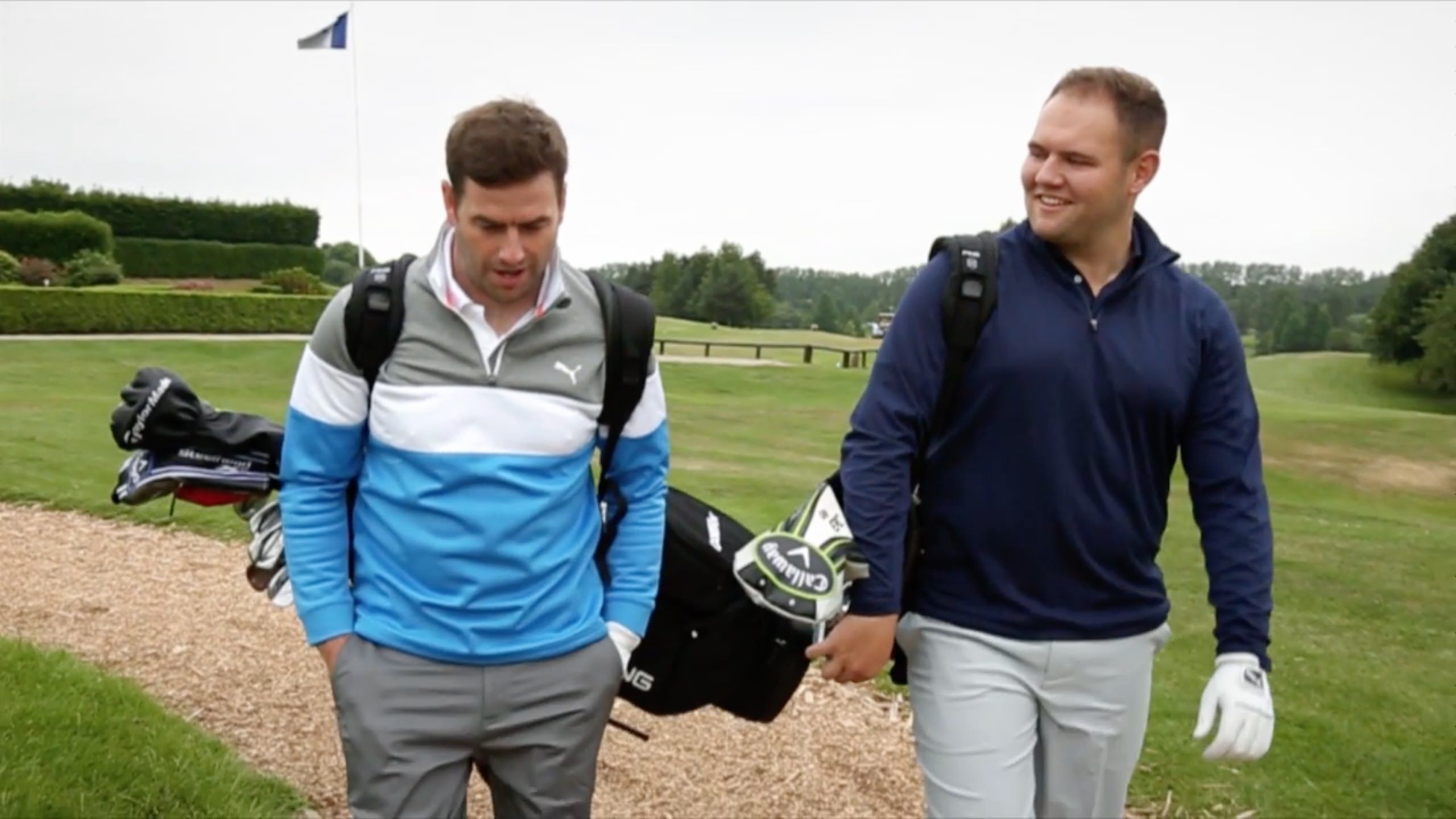 Electric golf trolley