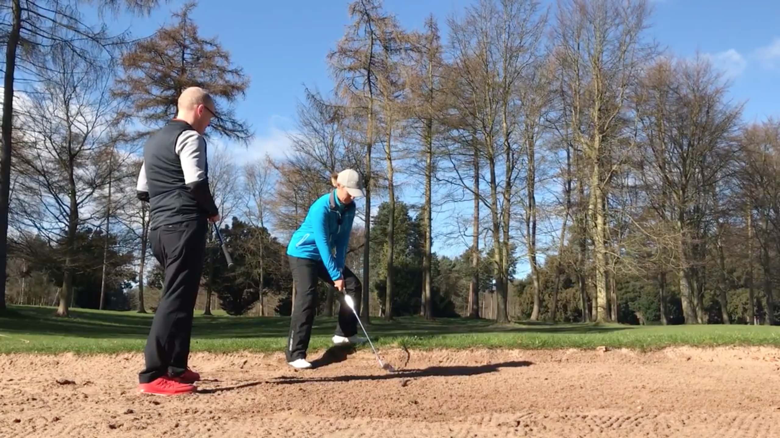 Course strategy: In a fairway bunker