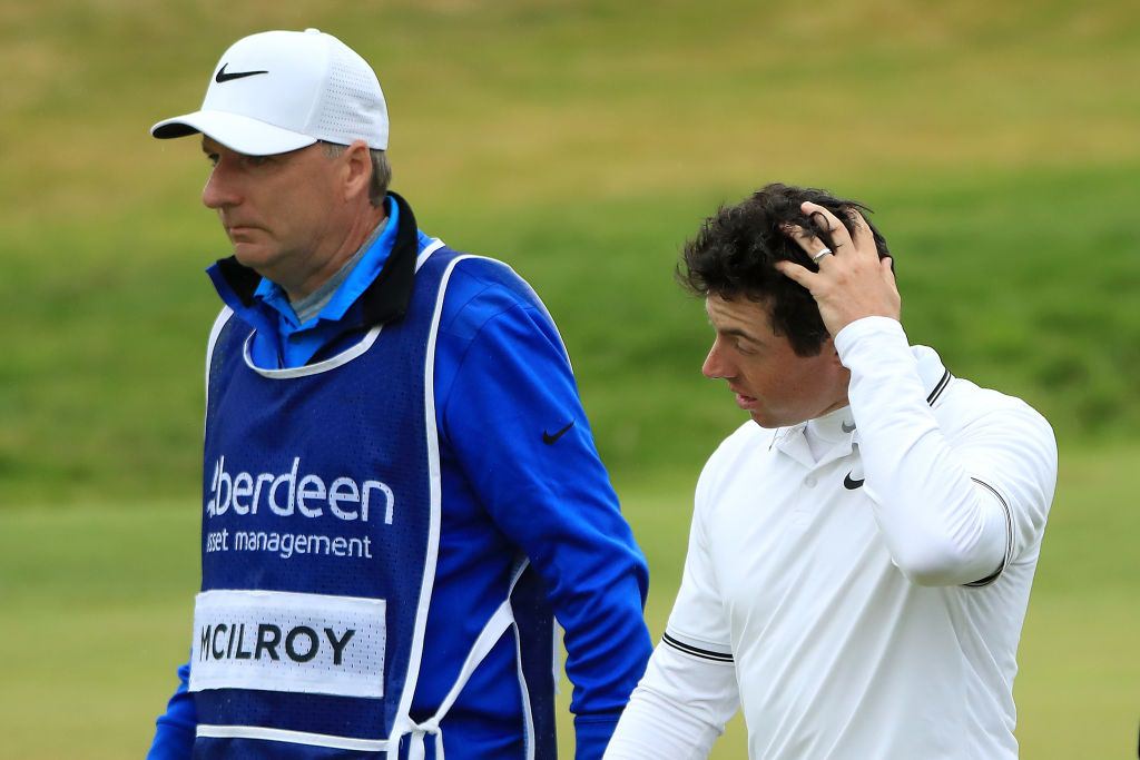 Golfing world divided by news of McIlroy firing his caddie