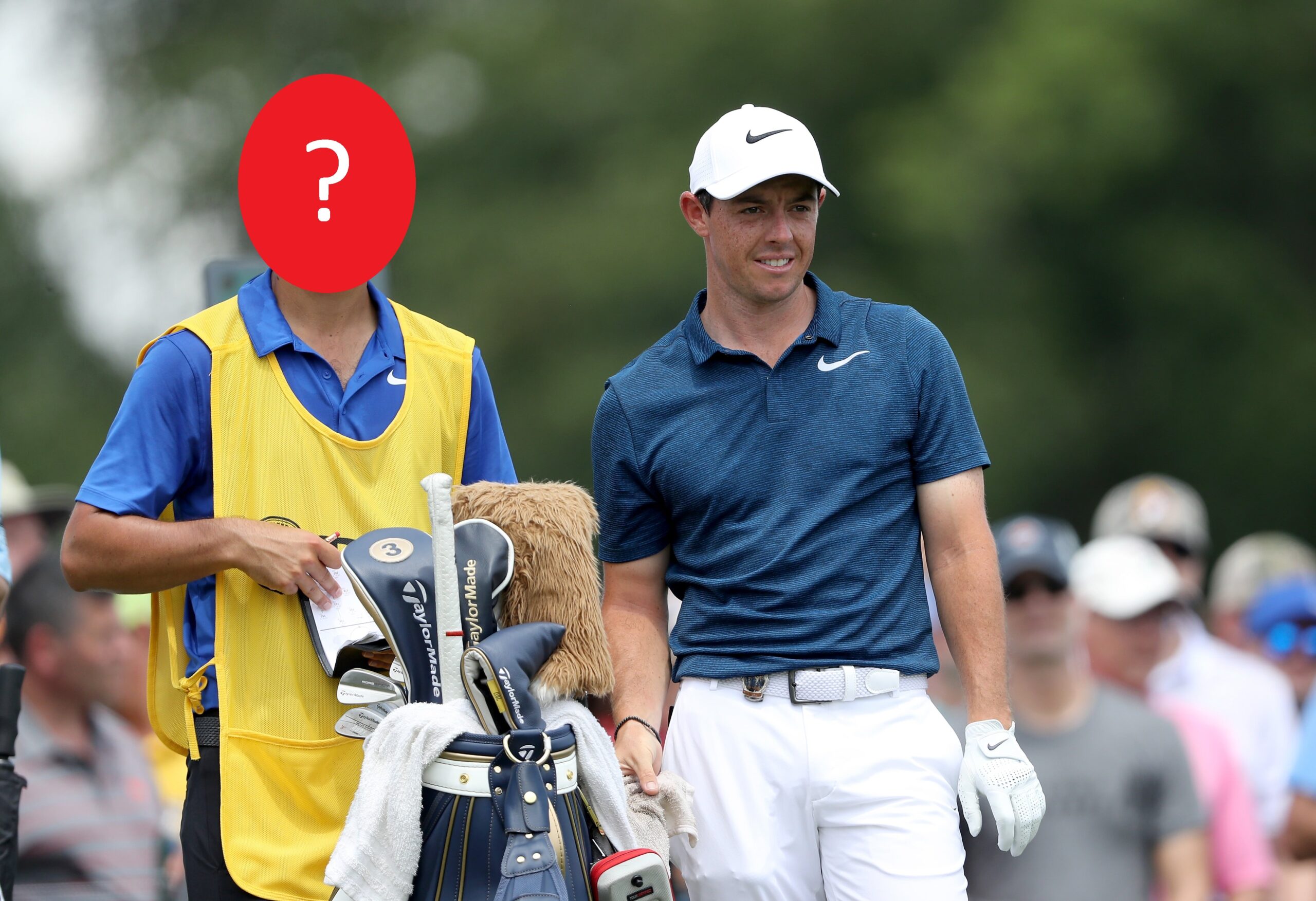 Don't bother applying to be McIlroy's caddie - this guy's nailed it