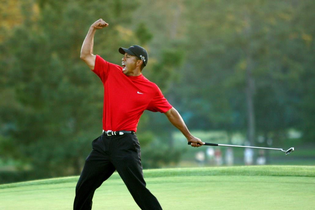 Tiger Woods major wins