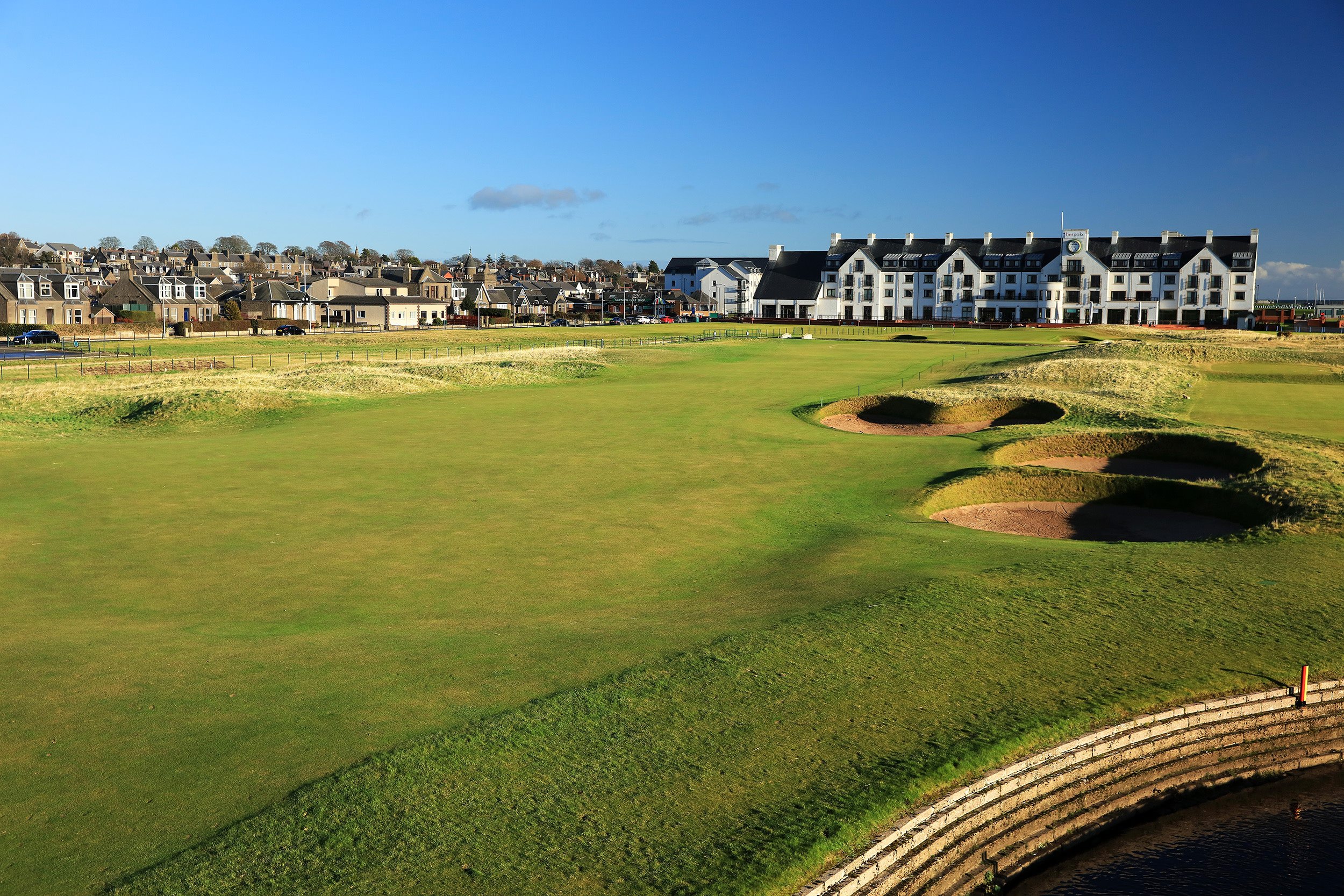 Recreating the most famous shots at Carnoustie