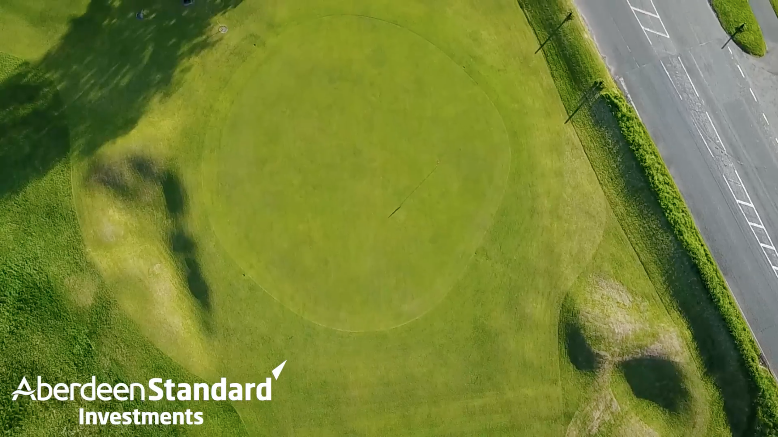 Aberdeen Standard Investments Scottish Open: Michele Thomson on the 18th hole