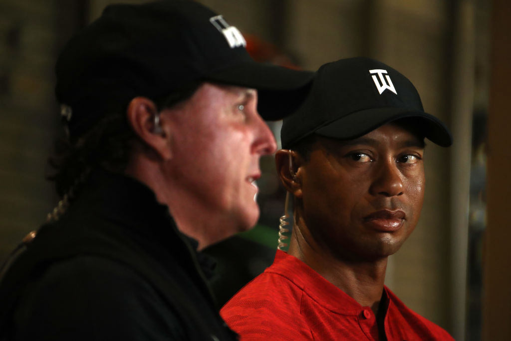 Mickelson and Woods