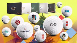 WIN: A dozen customised Vice golf balls
