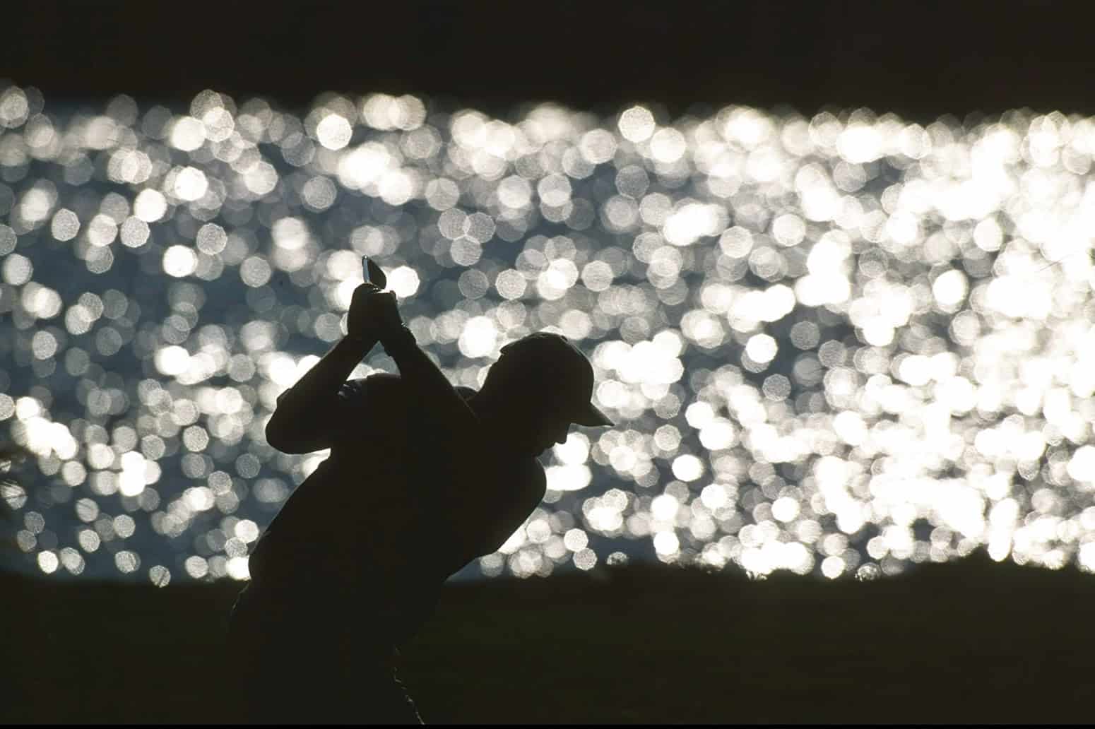 Silhouette of a player