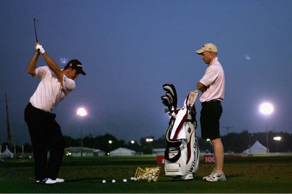 Padraig Harrington and Phil Bonham