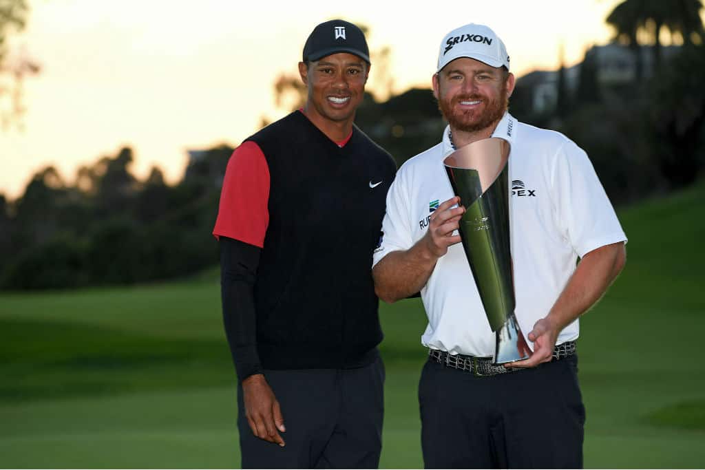 Tiger Woods and JB Holmes
