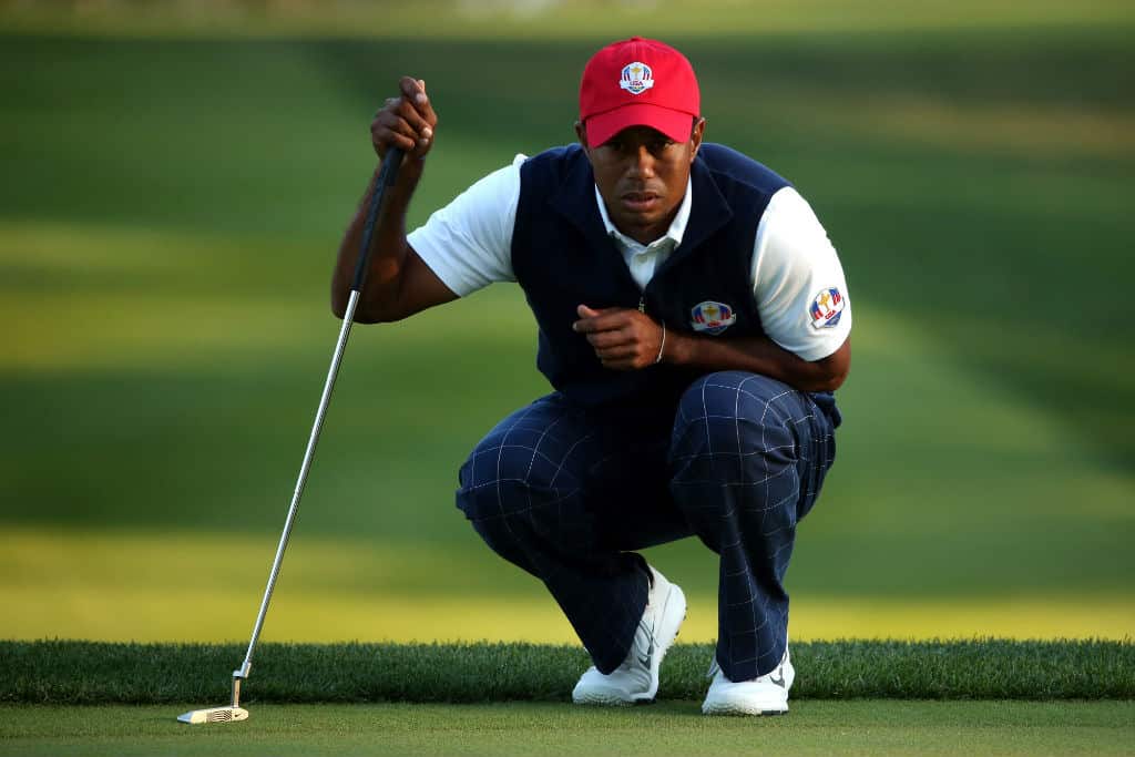 Tiger Woods gimmes in golf
