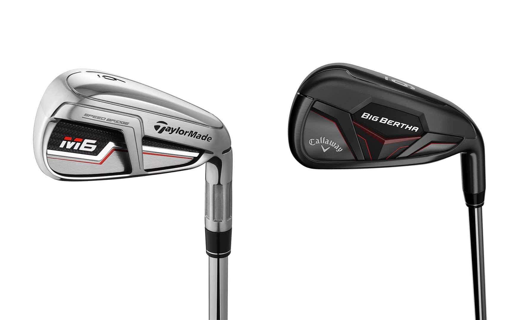 TaylorMade M6 irons vs. Callaway Big Bertha irons