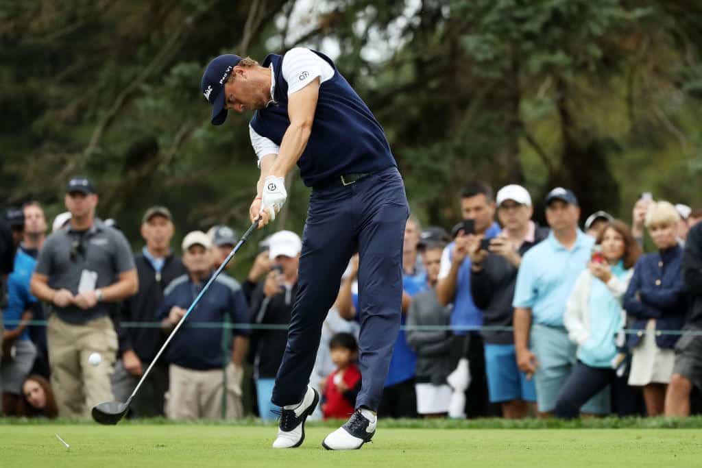 Justin Thomas' footwork