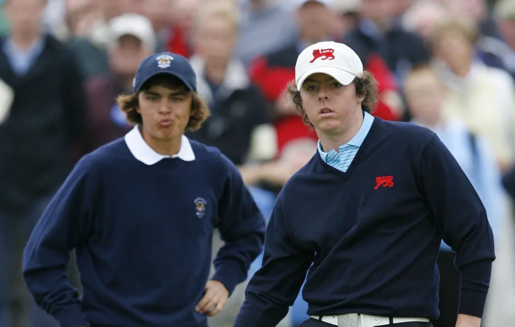 Rickie Fowler Rory McIlroy Walker Cup stars