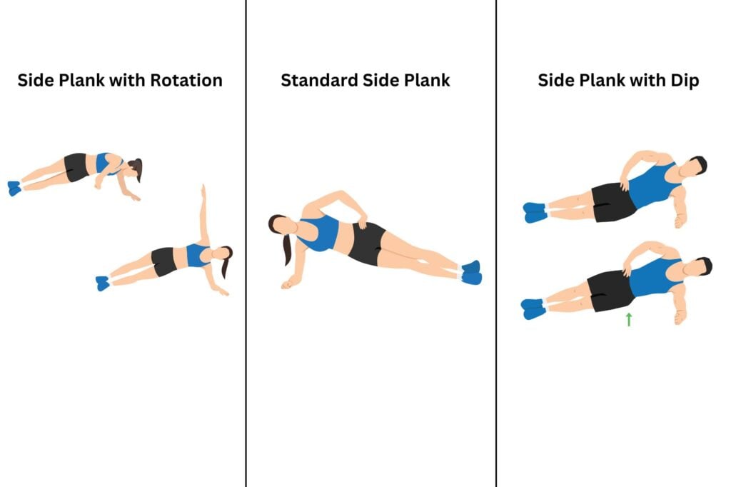 core workout for golfer's
plank demonstation