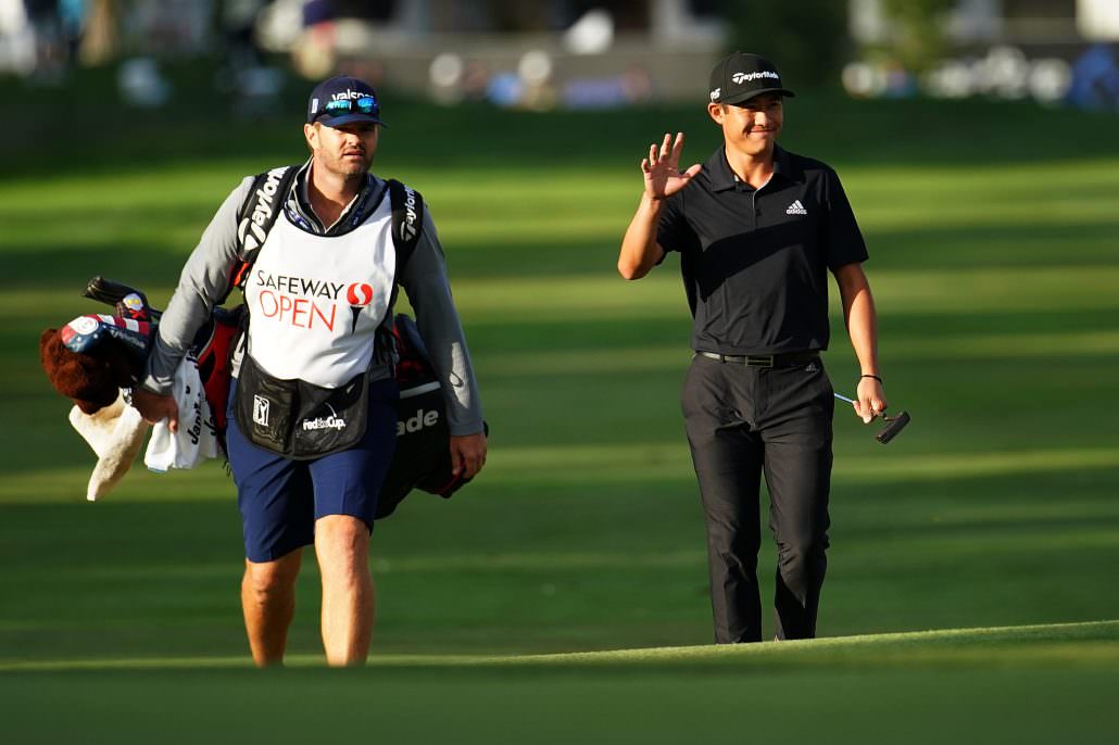 Collin Morikawa caddie