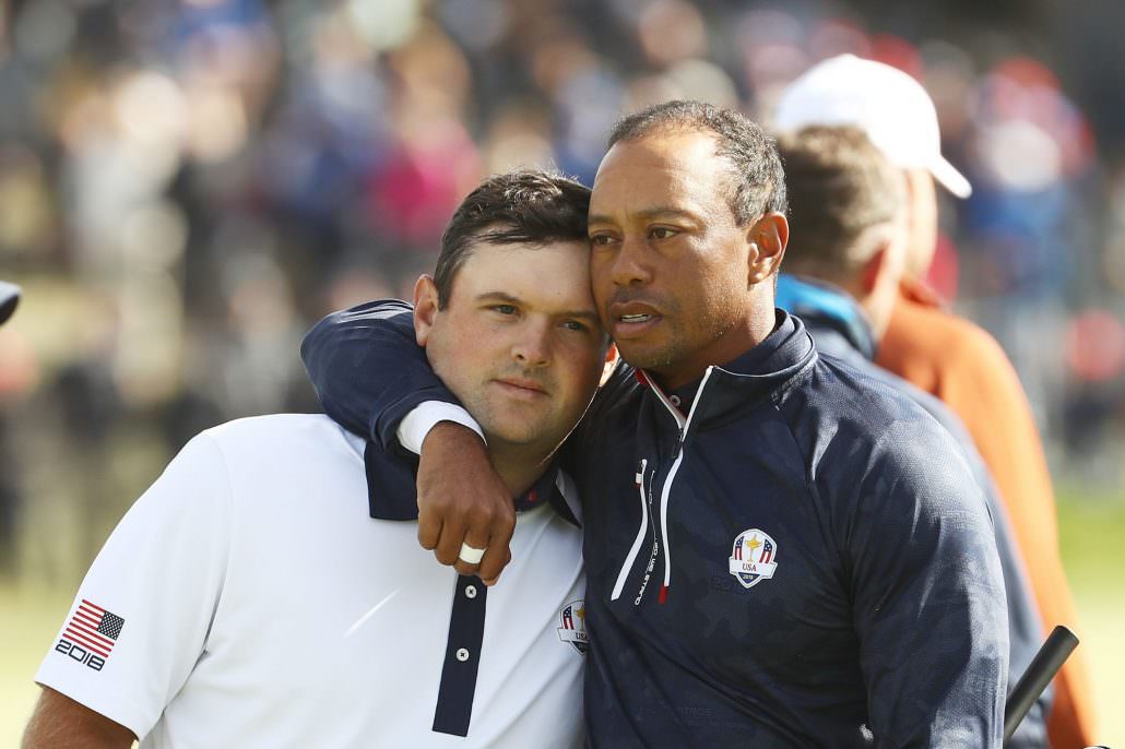 Patrick Reed and Tiger Woods