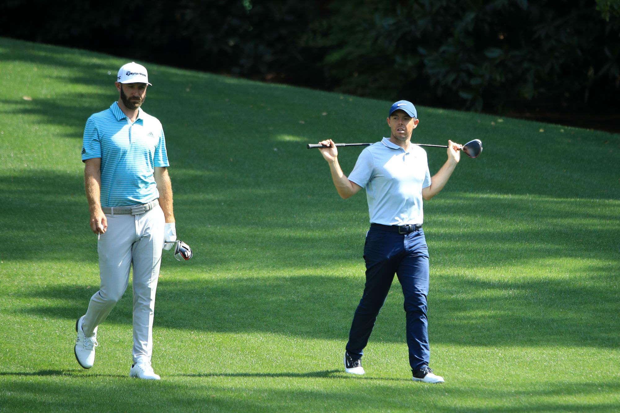 Dustin Johnson and Rory McIlroy