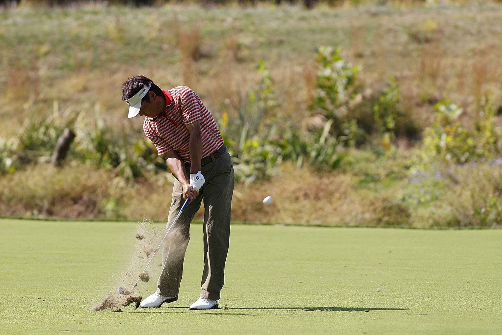 how big a divot should i take