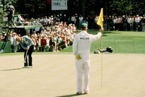 I was at Augusta to watch Nicklaus win his 18th and final major in 1986