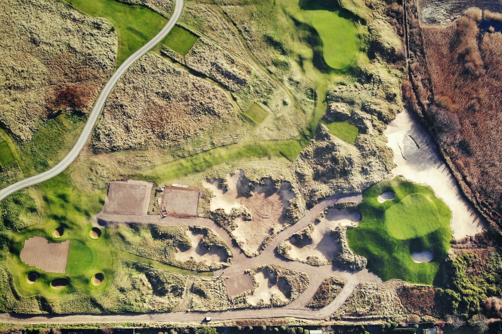 Aerial view of Royal Liverpool new 17th
