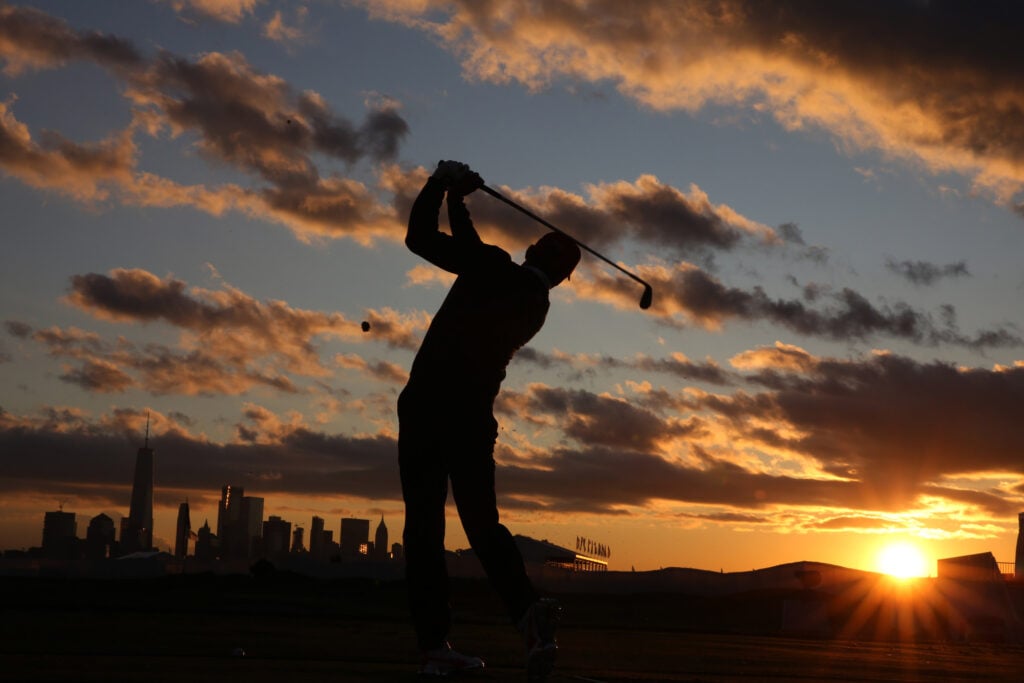 A golfer practising his swing | Credit: Getty Images