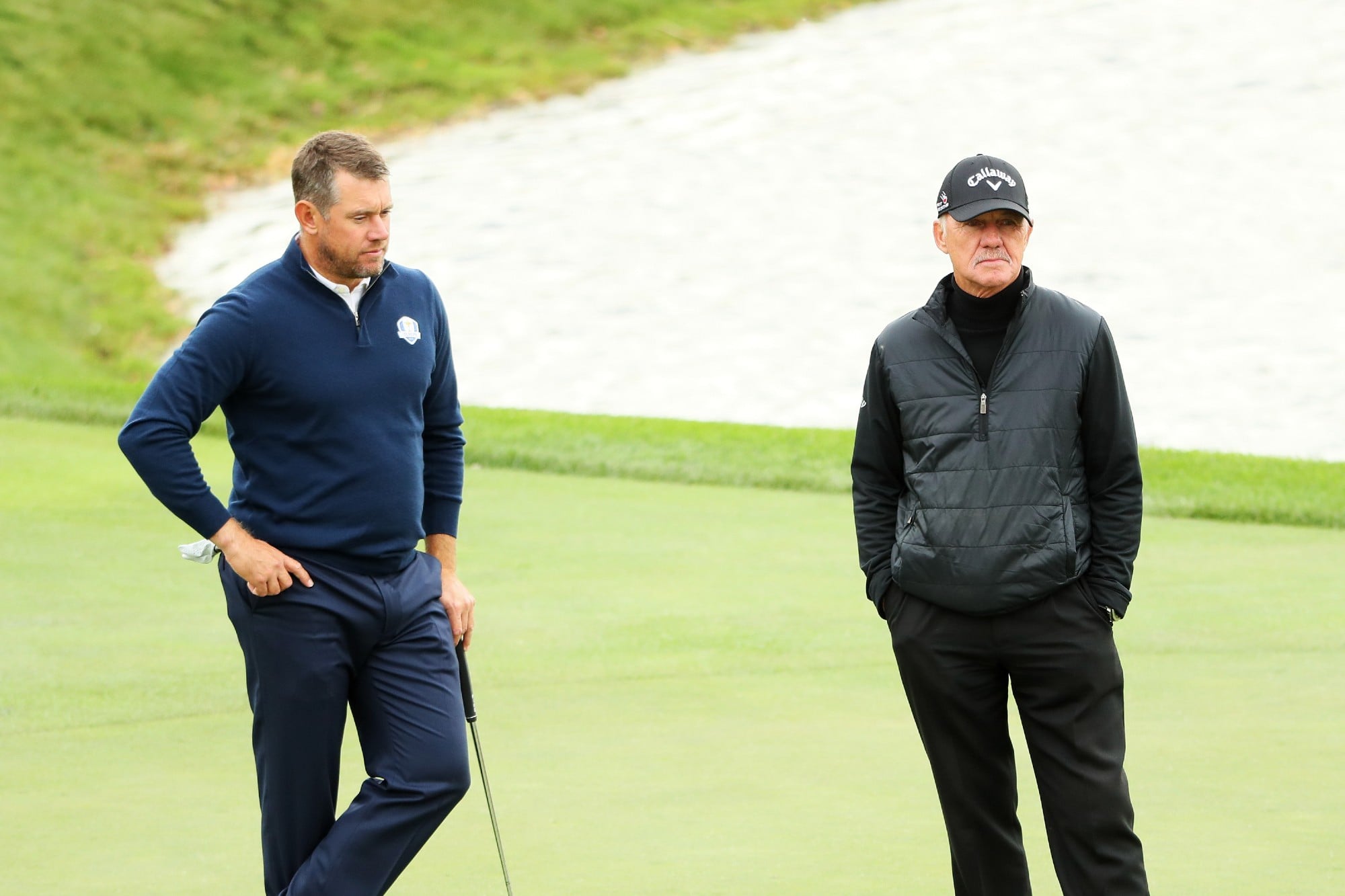 Lee Westwood and Pete Cowen
