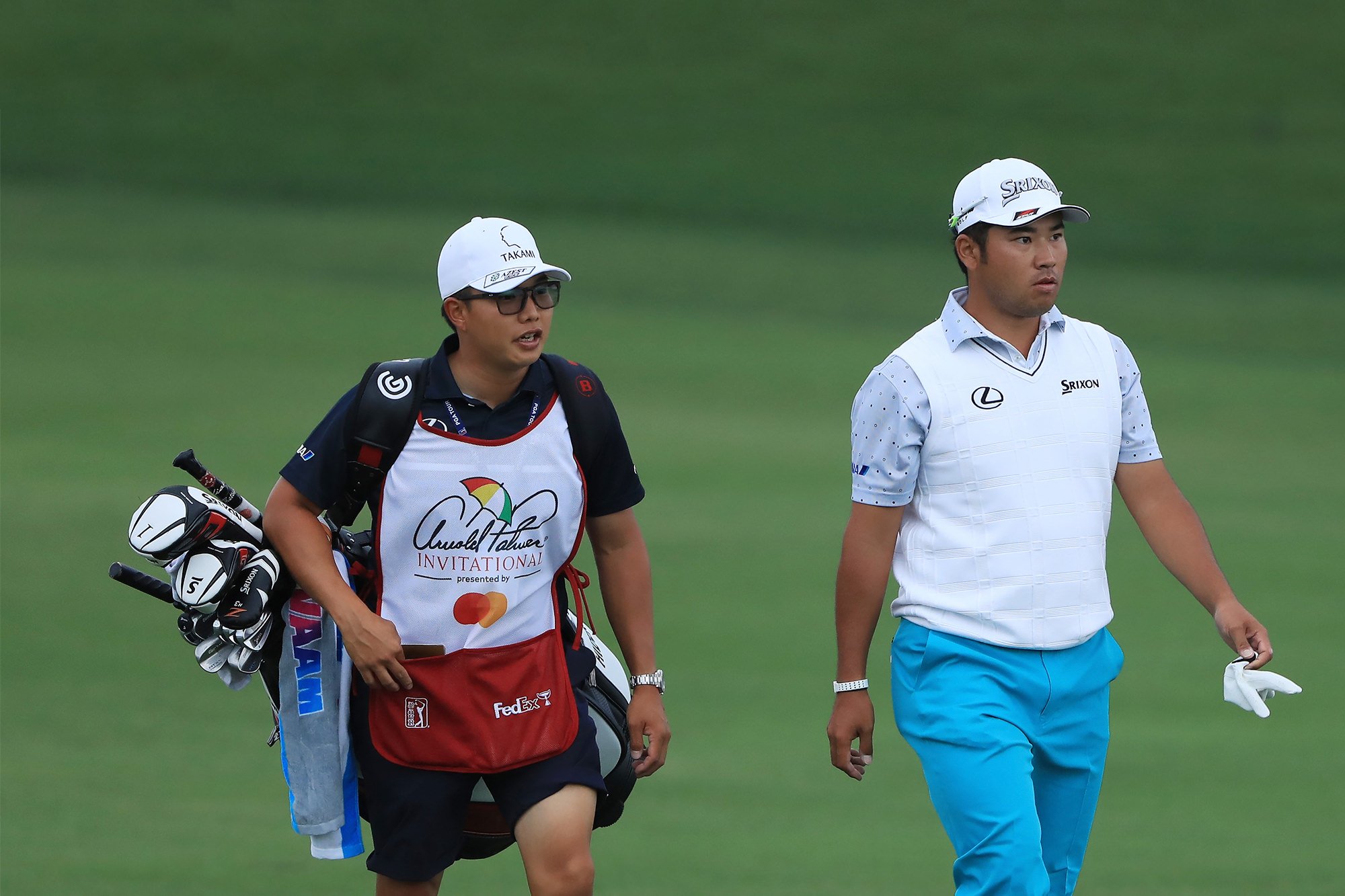 hideki matsuyama caddie