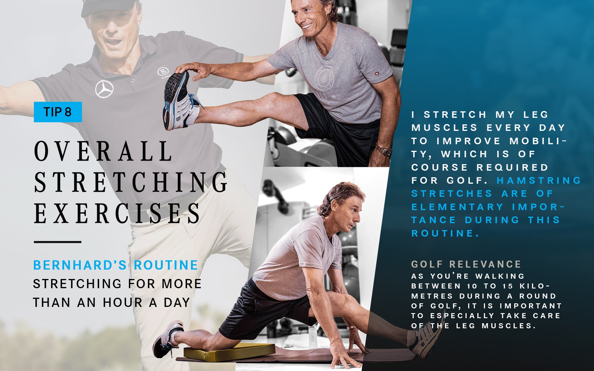 Golf fitness tips with Bernard Langer