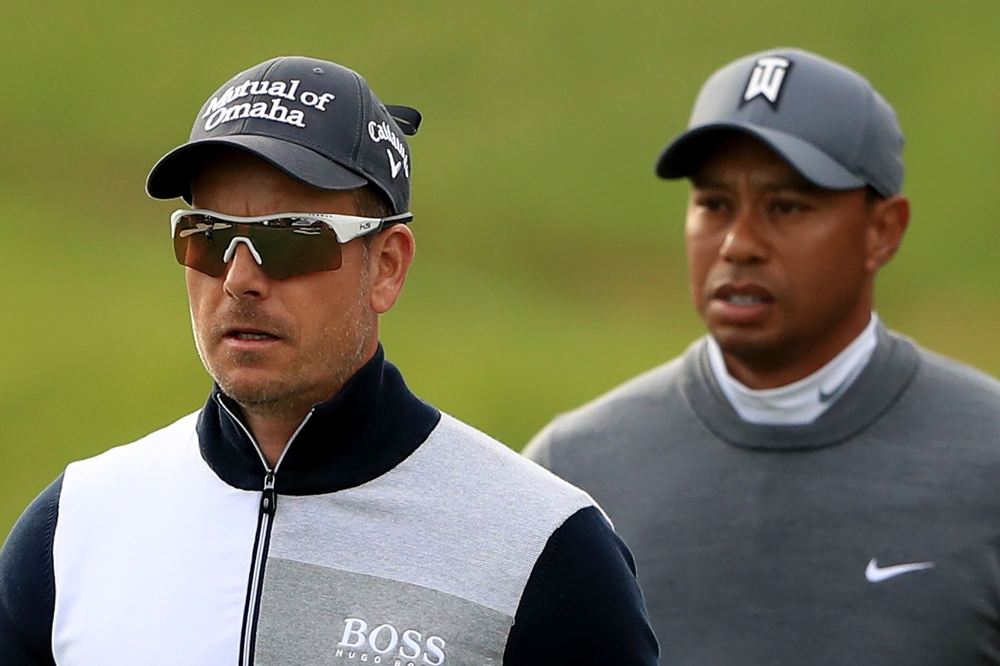 Henrik Stenson and Tiger Woods
